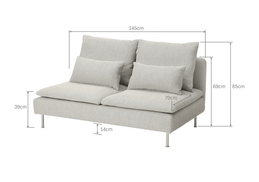 コスパとデザイン最強。IKEAの人気ソファ『 ソーデルハムン コンパクト 